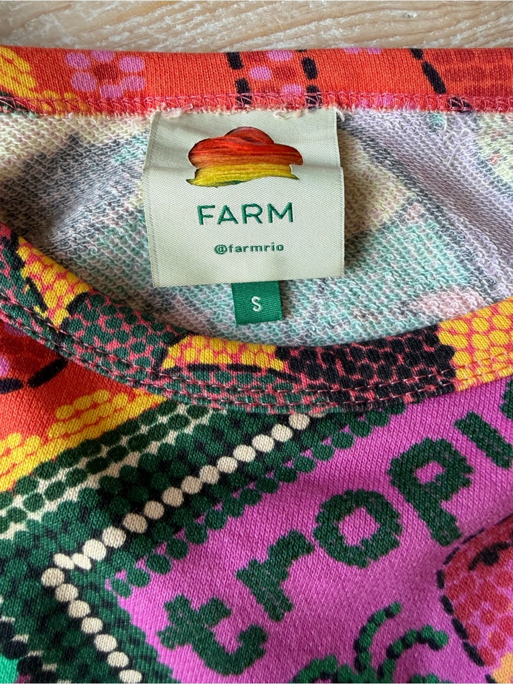 Farm Rio Multicolor Printed Women’s Top - Picture 5 of 5